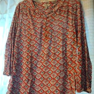 Lucky Brand 3/4 Length shirt Medium
